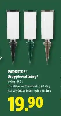 Lidl PARKSIDE Droppbevattning erbjuda