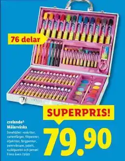 Lidl crelando Målarväska erbjuda