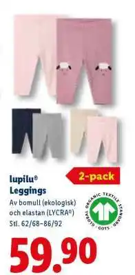 Lidl lupilu Leggings erbjuda