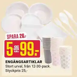 ÖoB Engångsartiklar erbjuda