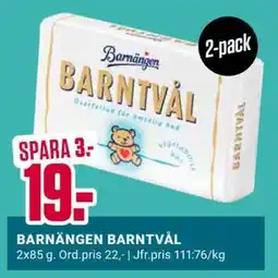 ÖoB BARNÄNGEN BARNTVÅL erbjuda