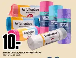 ÖoB SMART CHOICE, QUICK AVFALLSPÅSAR erbjuda