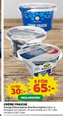 Coop CRÈME FRAICHE erbjuda