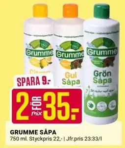 ÖoB Grumme Såpa erbjuda