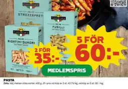 Coop Zeta Pasta erbjuda
