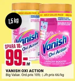 ÖoB Vanish Oxi Action erbjuda