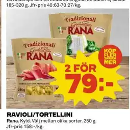 Coop Ravioli/Tortellini erbjuda