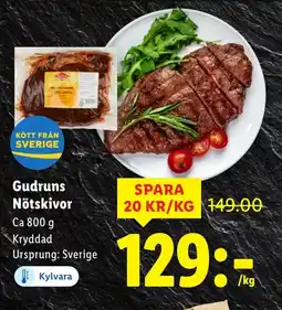 Lidl Gudruns Nötskivor erbjuda