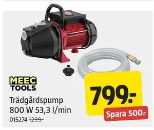 Jula Trädgårdspump 800 W 53,3 l/min erbjuda