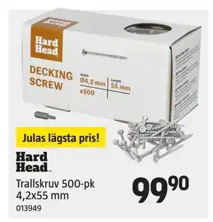 Jula Trallskruv 500-pk 4,2x55 mm erbjuda