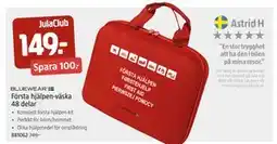 Jula Första hjälpen-väska 48 delar erbjuda