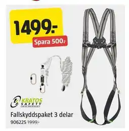 Jula Fallskyddspaket 3 delar erbjuda