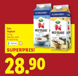 Lidl ARLA Yoghurt erbjuda