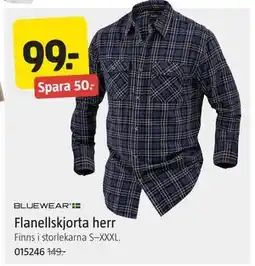 Jula Flanellskjorta herr erbjuda