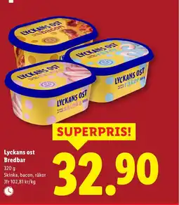 Lidl Lyckans ost Bredbar erbjuda