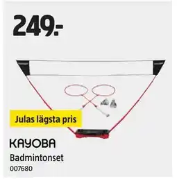 Jula Badmintonset erbjuda
