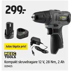 Jula Kompakt skruvdragare 12 V, 28 Nm, 2 Ah erbjuda