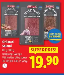 Lidl Grilstad Salami erbjuda