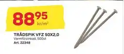 Byggmax TRÅDSPIK VFZ 50X2,0 erbjuda