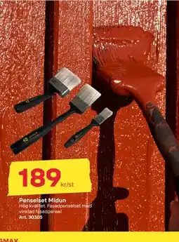 Byggmax Penselset Midun erbjuda