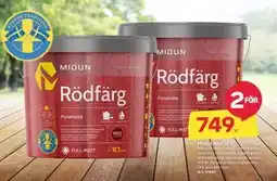 Byggmax Midun Röd 10 L erbjuda
