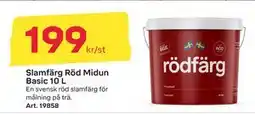 Byggmax Slamfärg Röd Midun Basic 10 L erbjuda