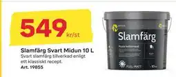 Byggmax Slamfärg Svart Midun 10 L erbjuda