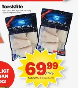 Pekås Torskfilé erbjuda