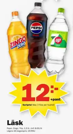 Pekås Läsk erbjuda