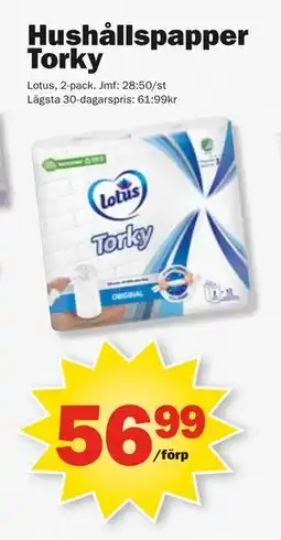 Pekås Hushållspapper Torky erbjuda