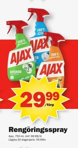 Pekås Rengöringsspray erbjuda
