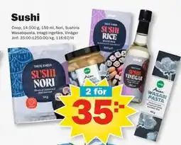 Pekås Sushi erbjuda