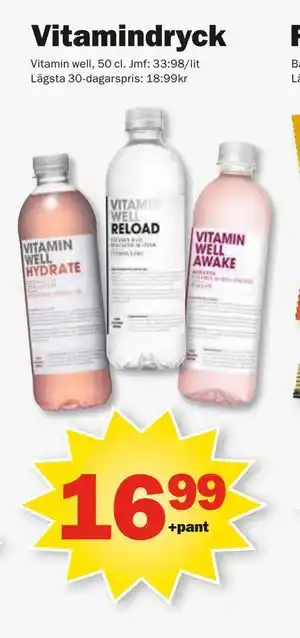 Pekås Vitamindryck erbjuda
