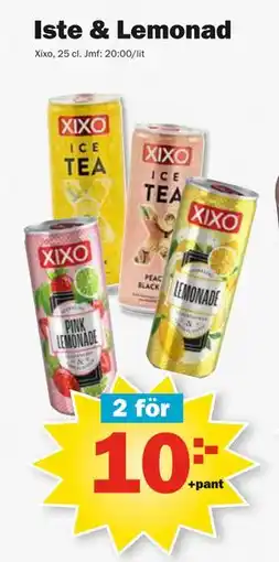 Pekås Iste & Lemonad erbjuda