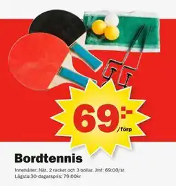 Pekås Bordtennis erbjuda