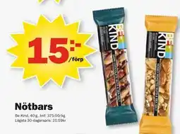 Pekås Nötbars erbjuda