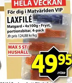 Matvärlden Tensta LAXFILÉ erbjuda