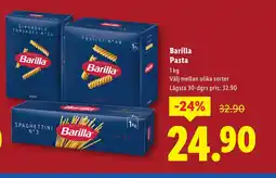 Lidl BARILLA Pasta erbjuda