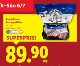 Lidl Proud Farmer Lammgrytbitar erbjuda