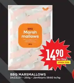 Willys BBQ MARSMALLOWS erbjuda