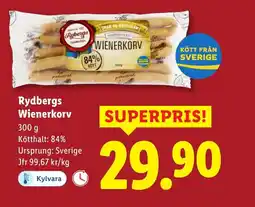 Lidl Rydbergs Wienerkorv erbjuda