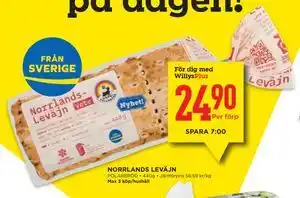 Willys NORRLANDS LEVÄJN erbjuda