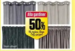 ÖoB Alla gardiner erbjuda
