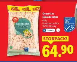 Lidl Ocean Sea Skalade räkor erbjuda