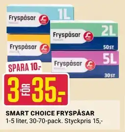ÖoB SMART CHOICE FRYSPÅSAR erbjuda