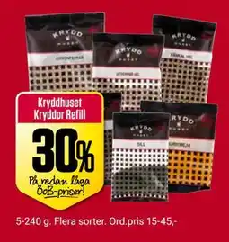 ÖoB Kryddhuset Kryddor Refill erbjuda