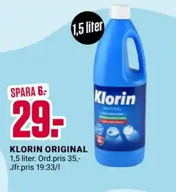 ÖoB KLORIN ORIGINAL erbjuda