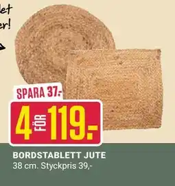 ÖoB BORDSTABLETT JUTE erbjuda