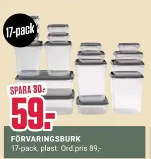 ÖoB FÖRVARINGSBURK erbjuda