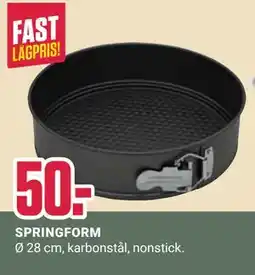 ÖoB SPRINGFORM erbjuda